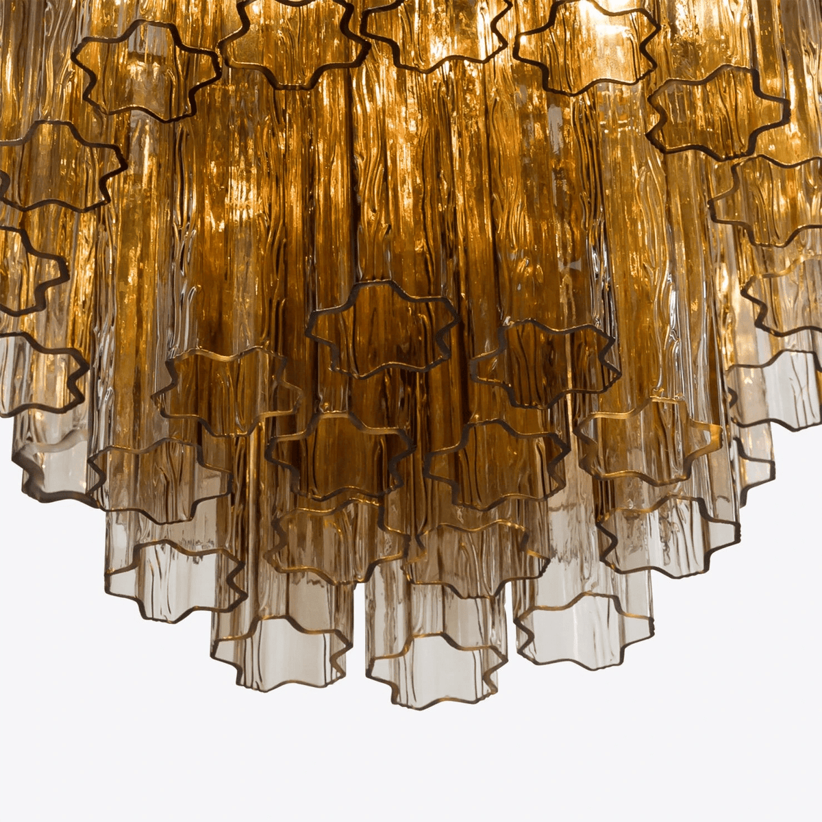 Aelox Kronleuchter Small Treviso Murano-Glasrohre