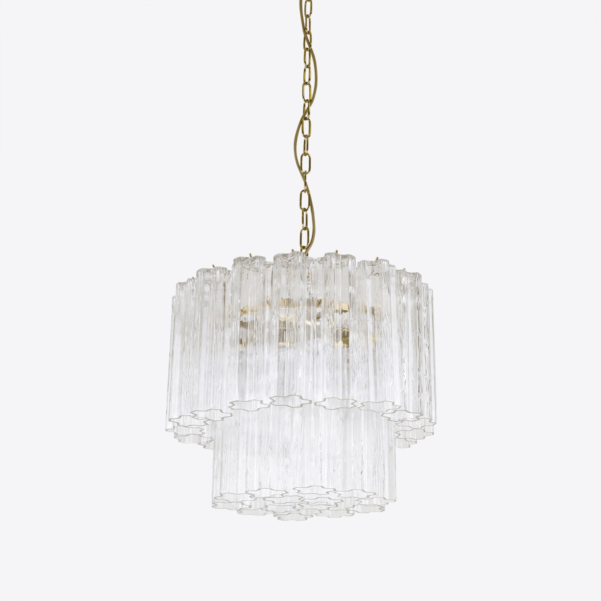 Aelox Kronleuchter Small Treviso Murano-Glasrohre