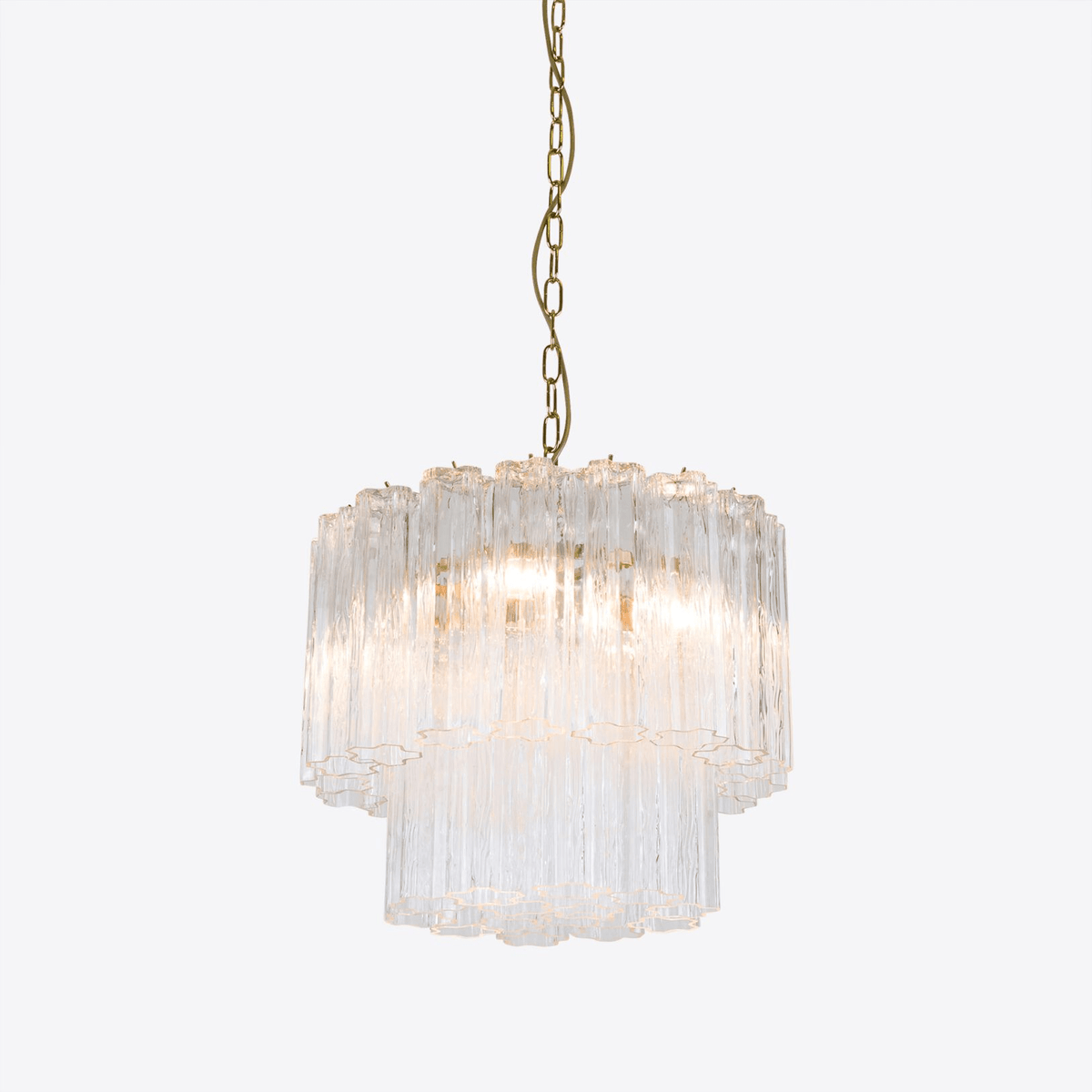Aelox Kronleuchter Small Treviso Murano-Glasrohre