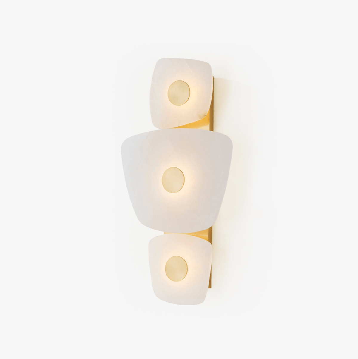 Fylsa asymmetrische Wandleuchte aus Alabaster