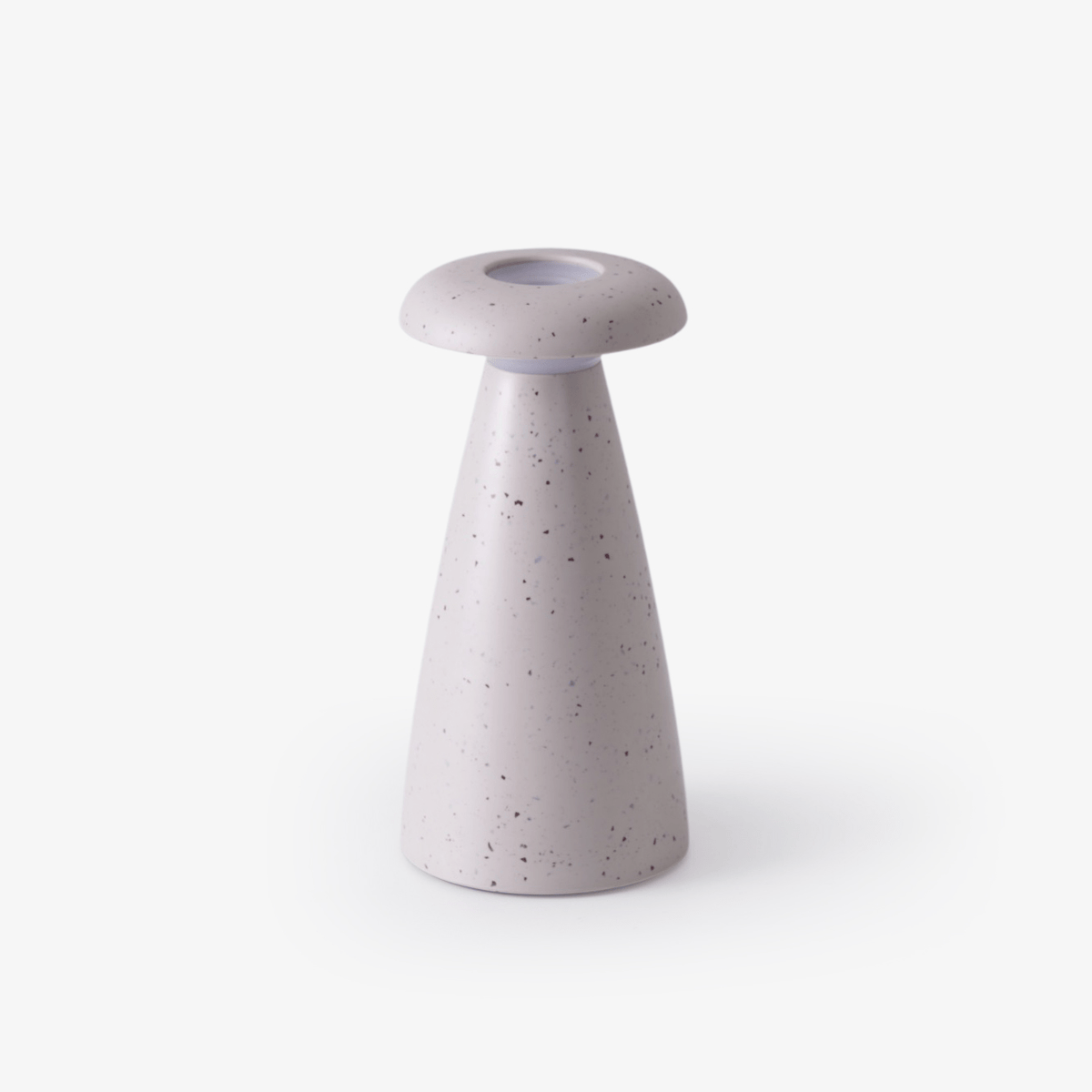 Mushroove Keramik-Tischleuchte im minimalistischen Stil in Grau
