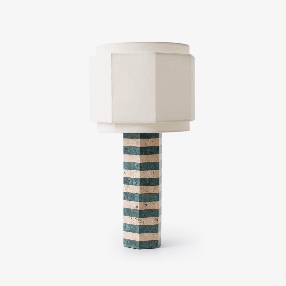 Stripes Tischleuchte aus Stoff