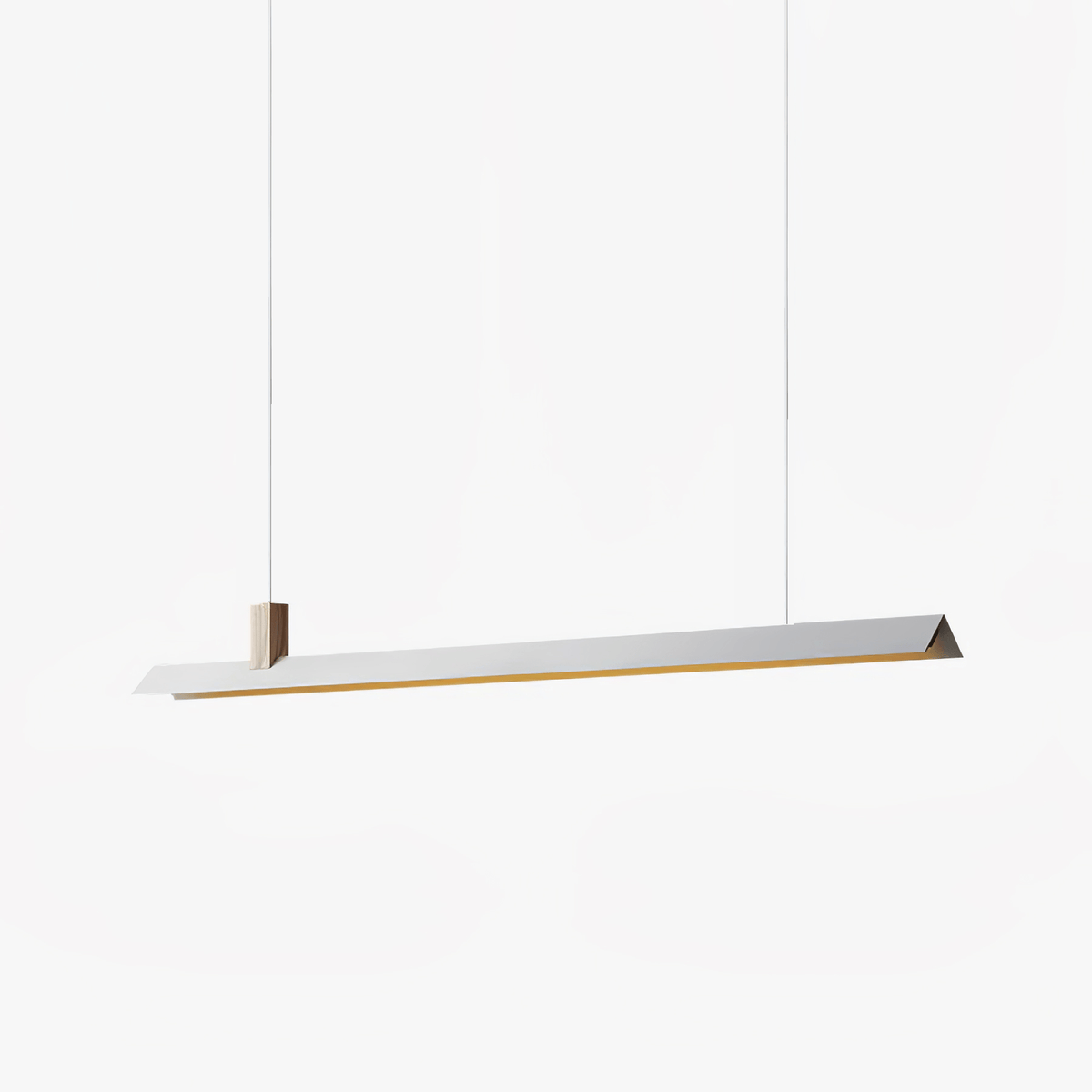 Linea Minimalistische Pendelleuchte aus Holz
