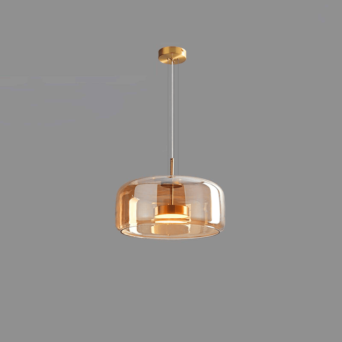 Obsidian Pendelleuchte moderne Glaspendelleuchte