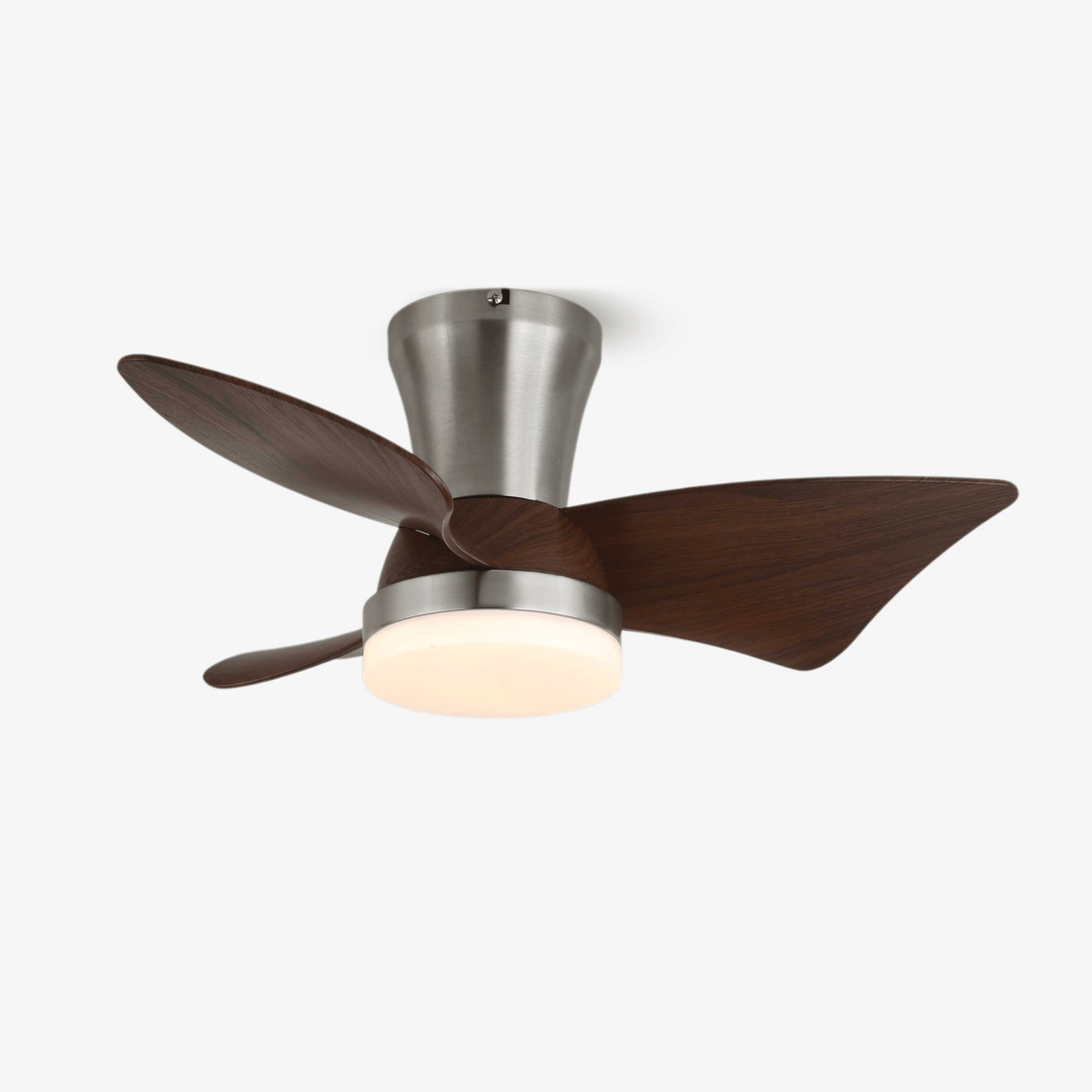 Aldivora Moderner Deckenventilator mit Beleuchtung aus Holz