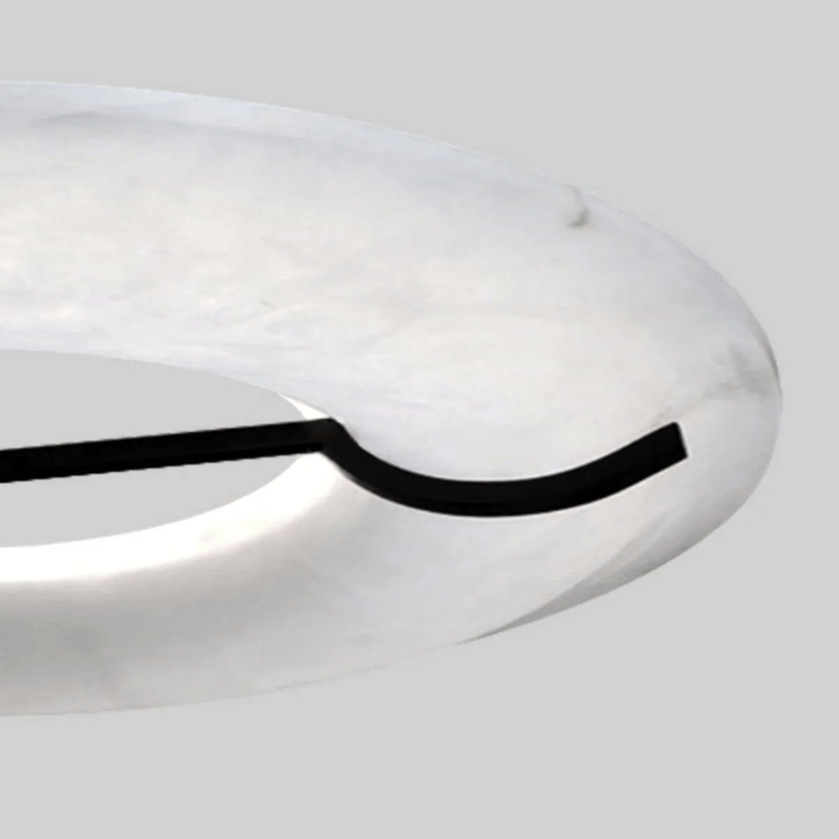 Uvare Kronleuchter aus Alabaster