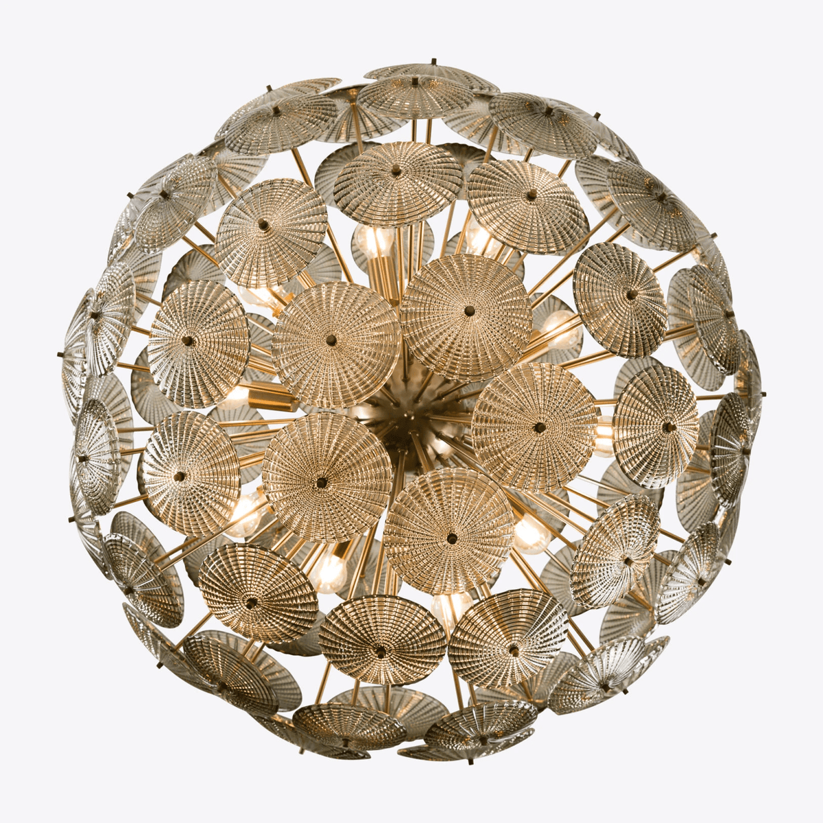 Celararia Kronleuchter Sputnik Dandelion Burst Glas