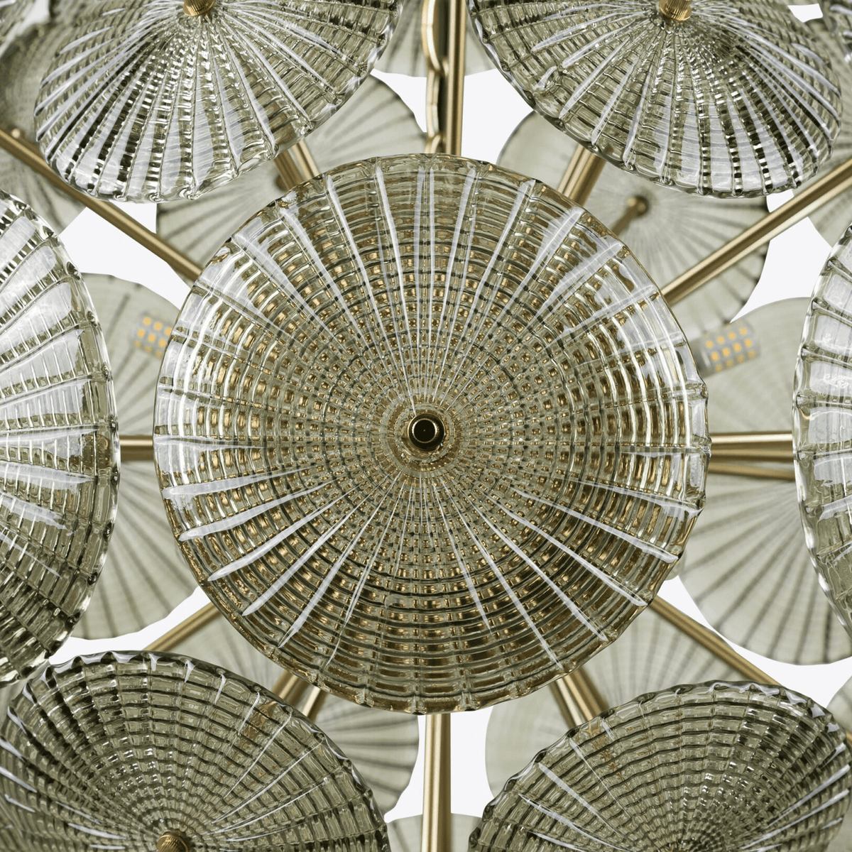 Celararia Kronleuchter Sputnik Dandelion Burst Glas