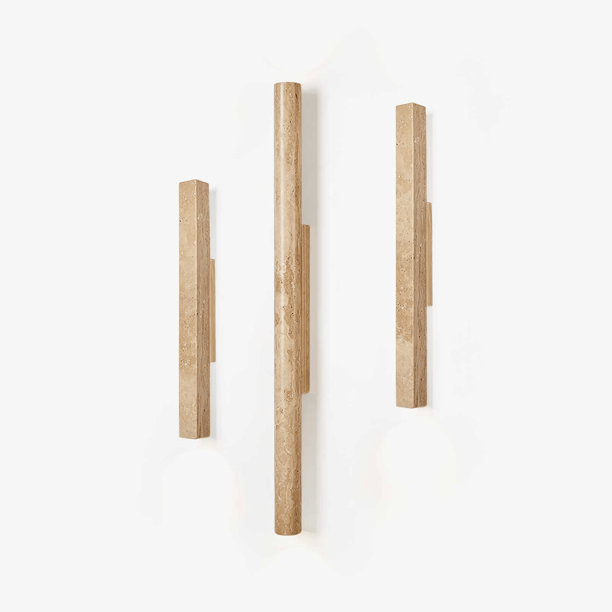Noriira Minimalistische Wandleuchte aus Travertin