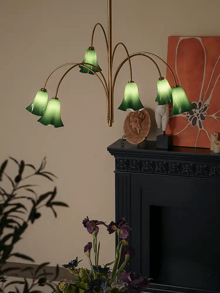 EmeraldBell Kronleuchter aus Glas
