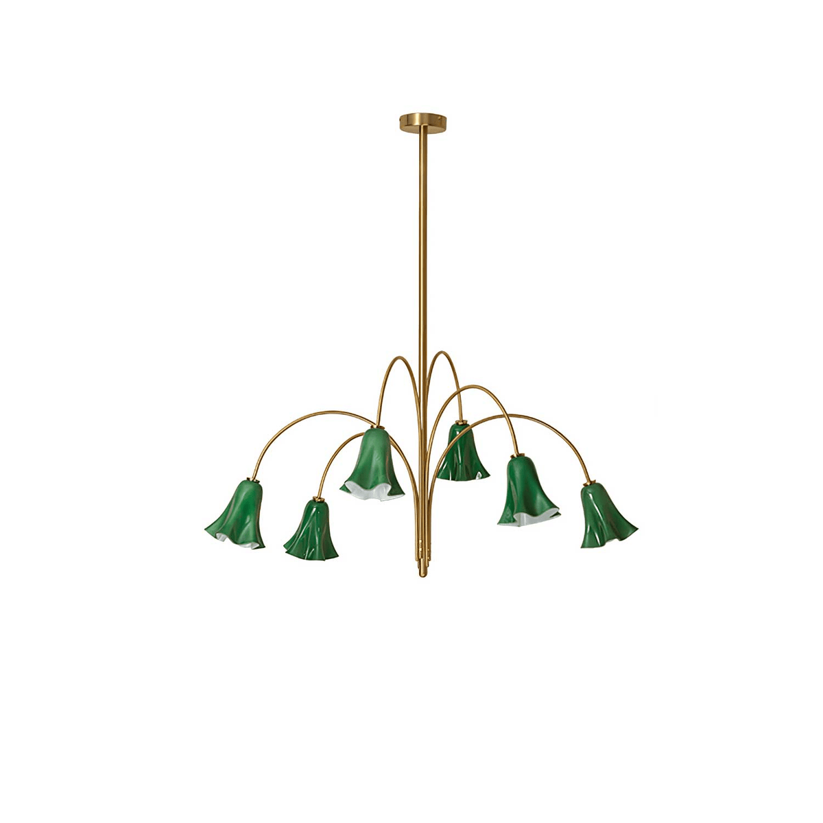 EmeraldBell Kronleuchter aus Glas