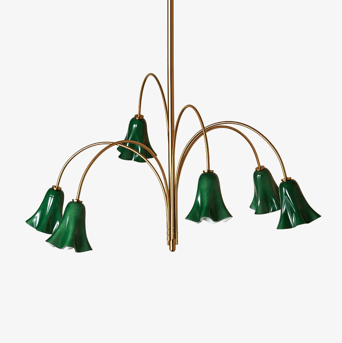 EmeraldBell Kronleuchter aus Glas