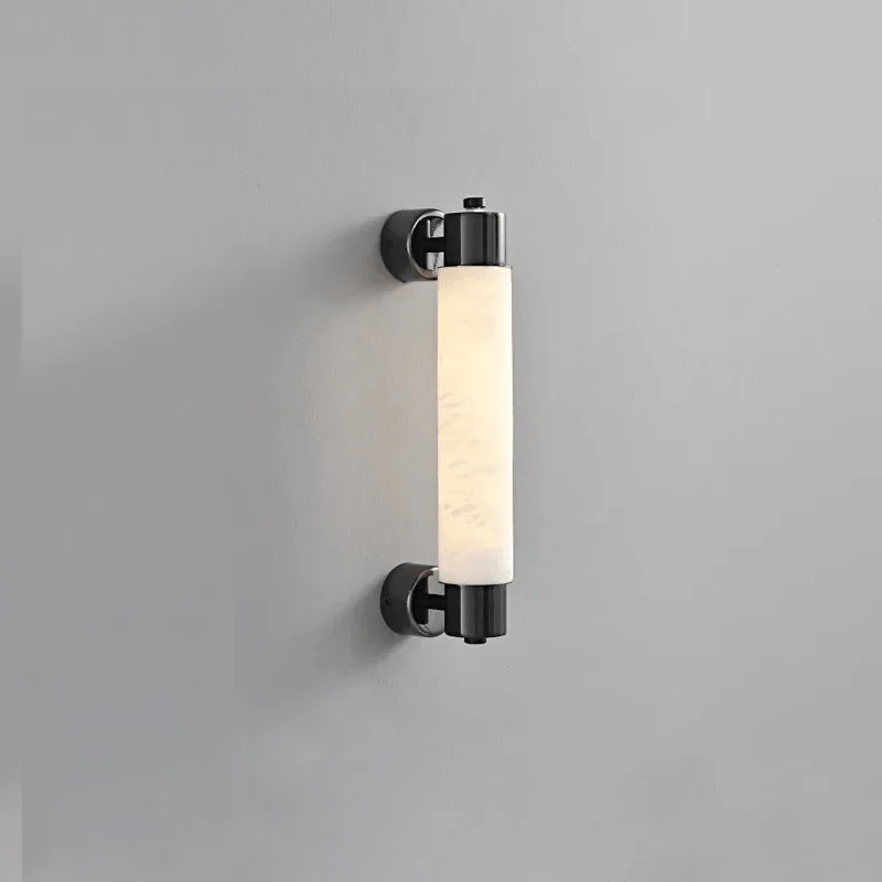 Ospix Wandleuchte aus Alabaster in Messing