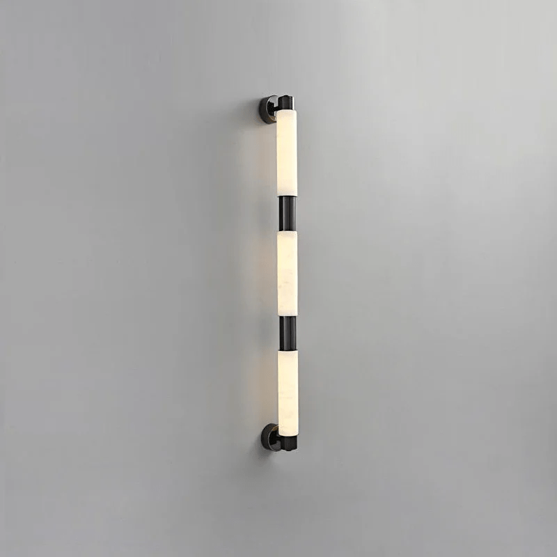 Ospix Wandleuchte aus Alabaster in Messing