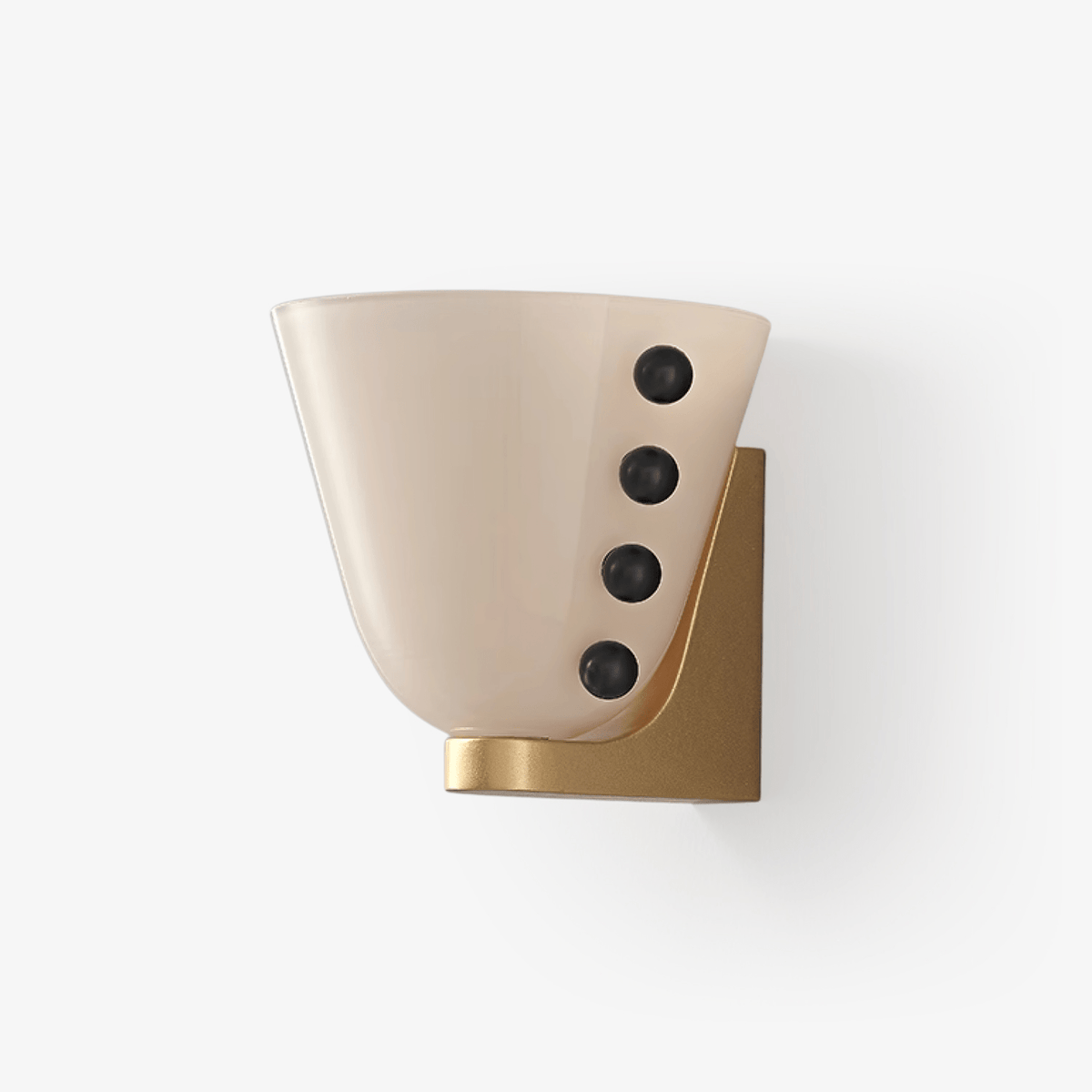 Dominic Minimalistische Wandleuchte aus Glas