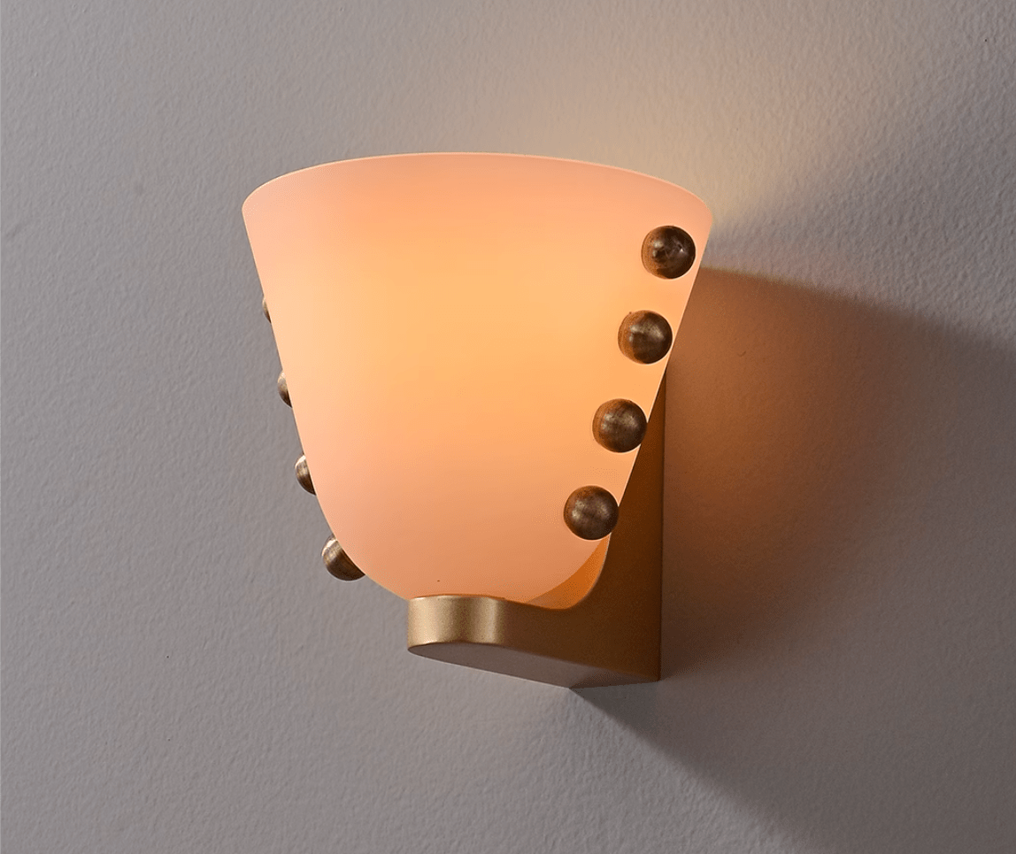 Dominic Minimalistische Wandleuchte aus Glas