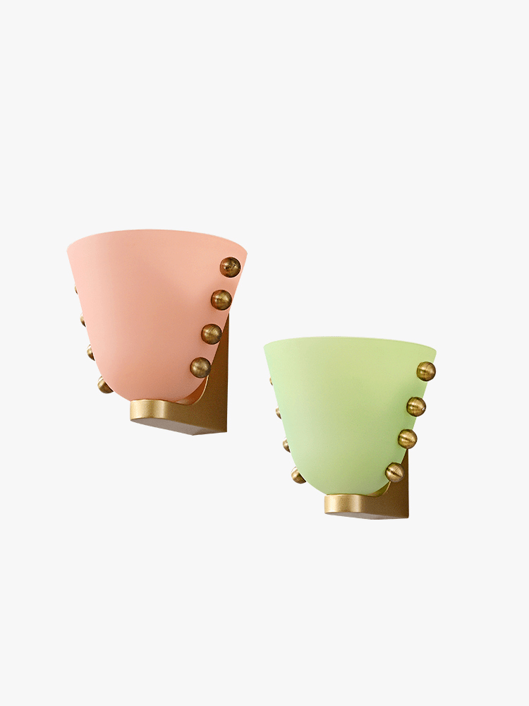 Dominic Minimalistische Wandleuchte aus Glas