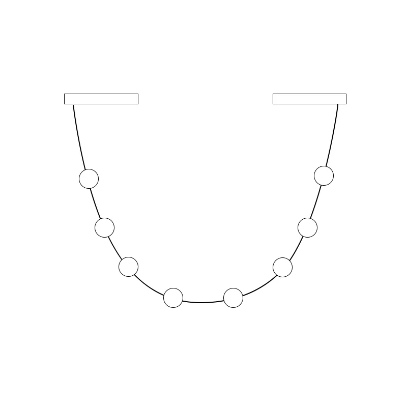 Flexura modulare Pendelleuchte mit Schienensystem