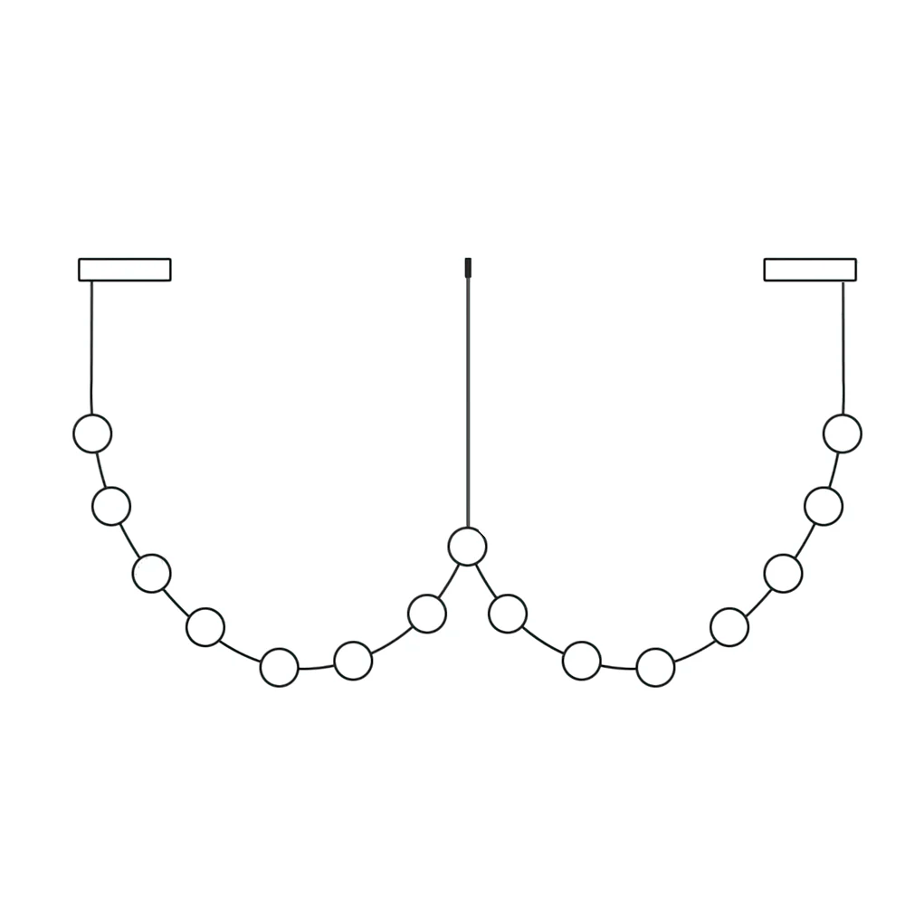 Flexura modulare Pendelleuchte mit Schienensystem
