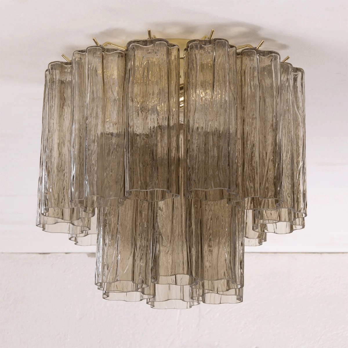 Serin Deckenleuchte Pink Wasserfall-Stil