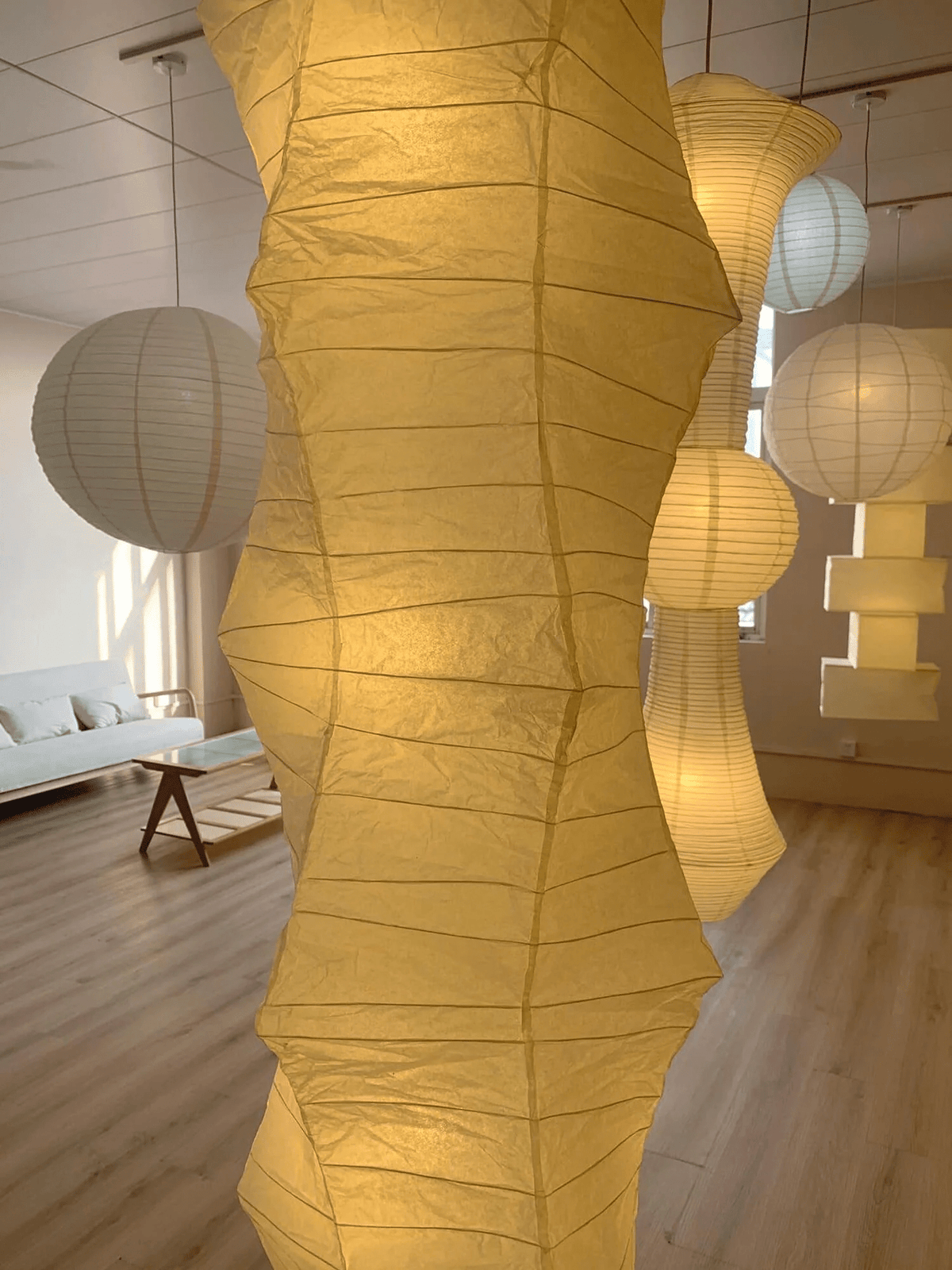 Piaeenne moderne Papier-Pendelleuchte