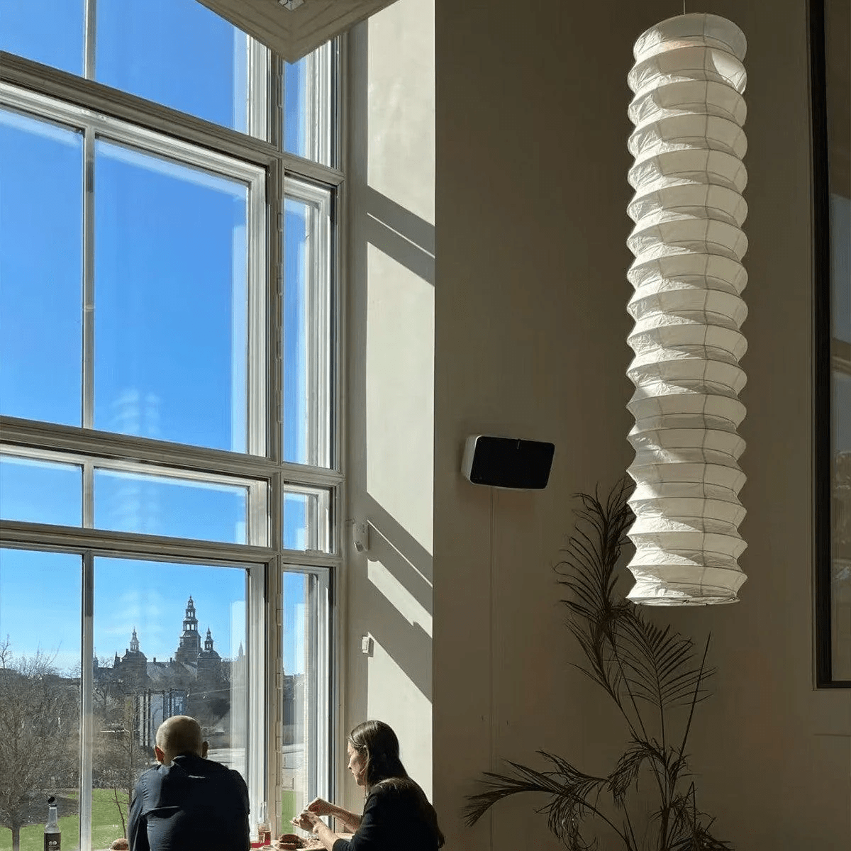 Luninaine Minimalistische Papier-Pendelleuchte