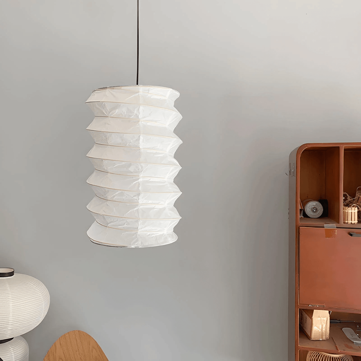 Luninaine Minimalistische Papier-Pendelleuchte