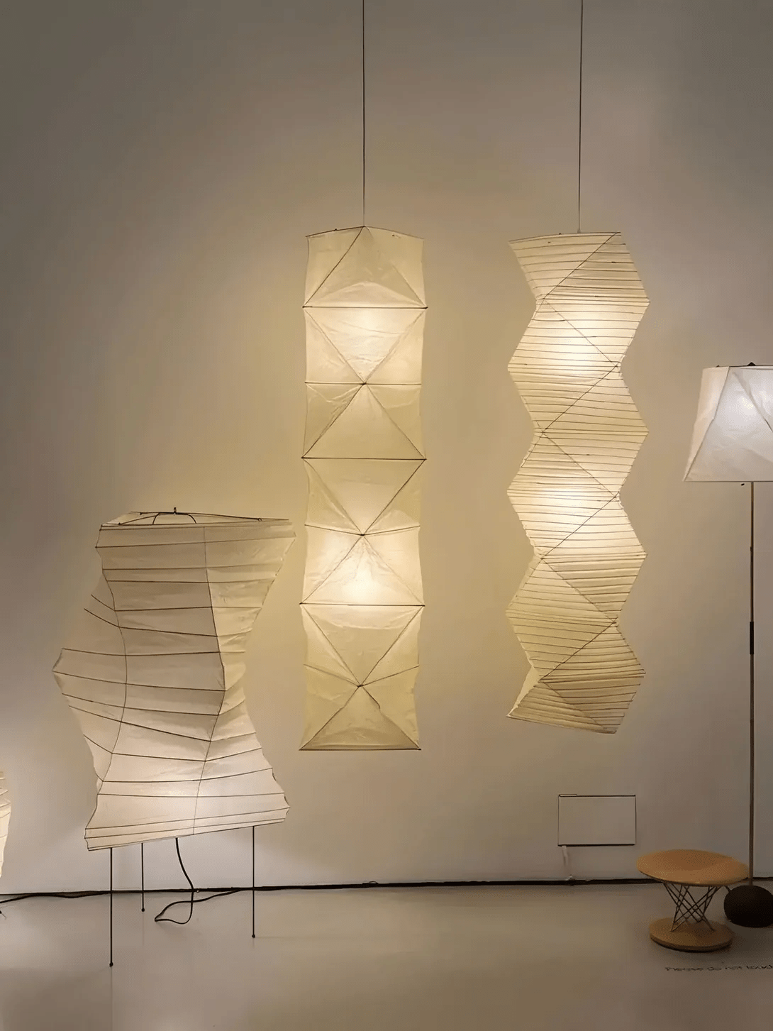 Jirso Minimalistische Papier-Pendelleuchte