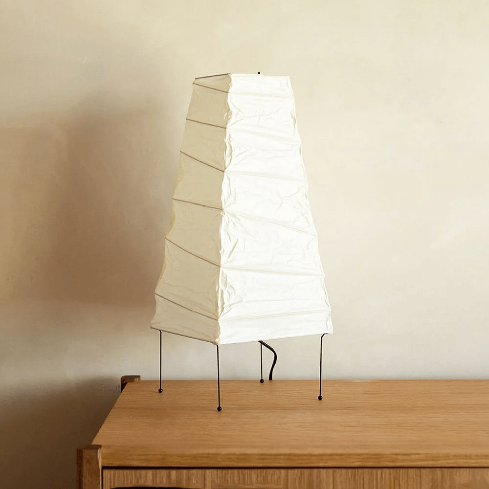 Piaaraya Minimalistische Tischleuchte aus Papier