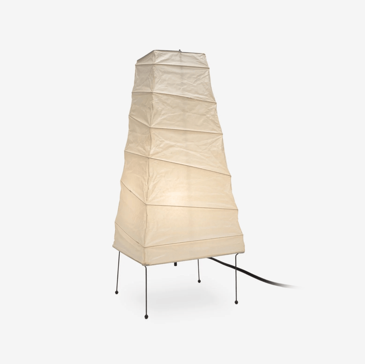 Piaaraya Minimalistische Tischleuchte aus Papier