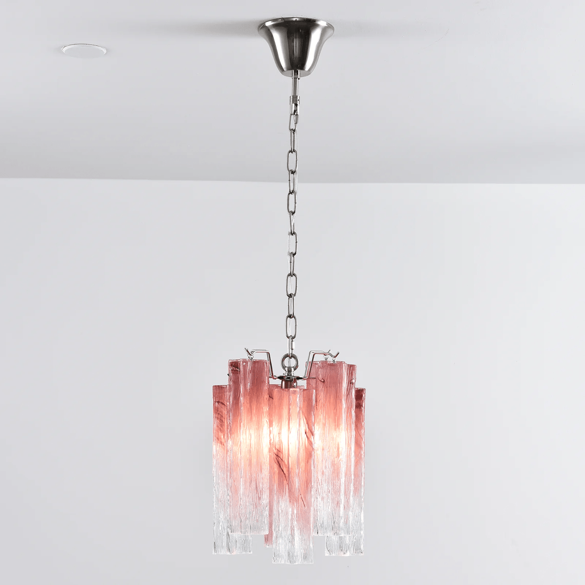 Lioroella Kronleuchter Pink Gradient Murano-Glas