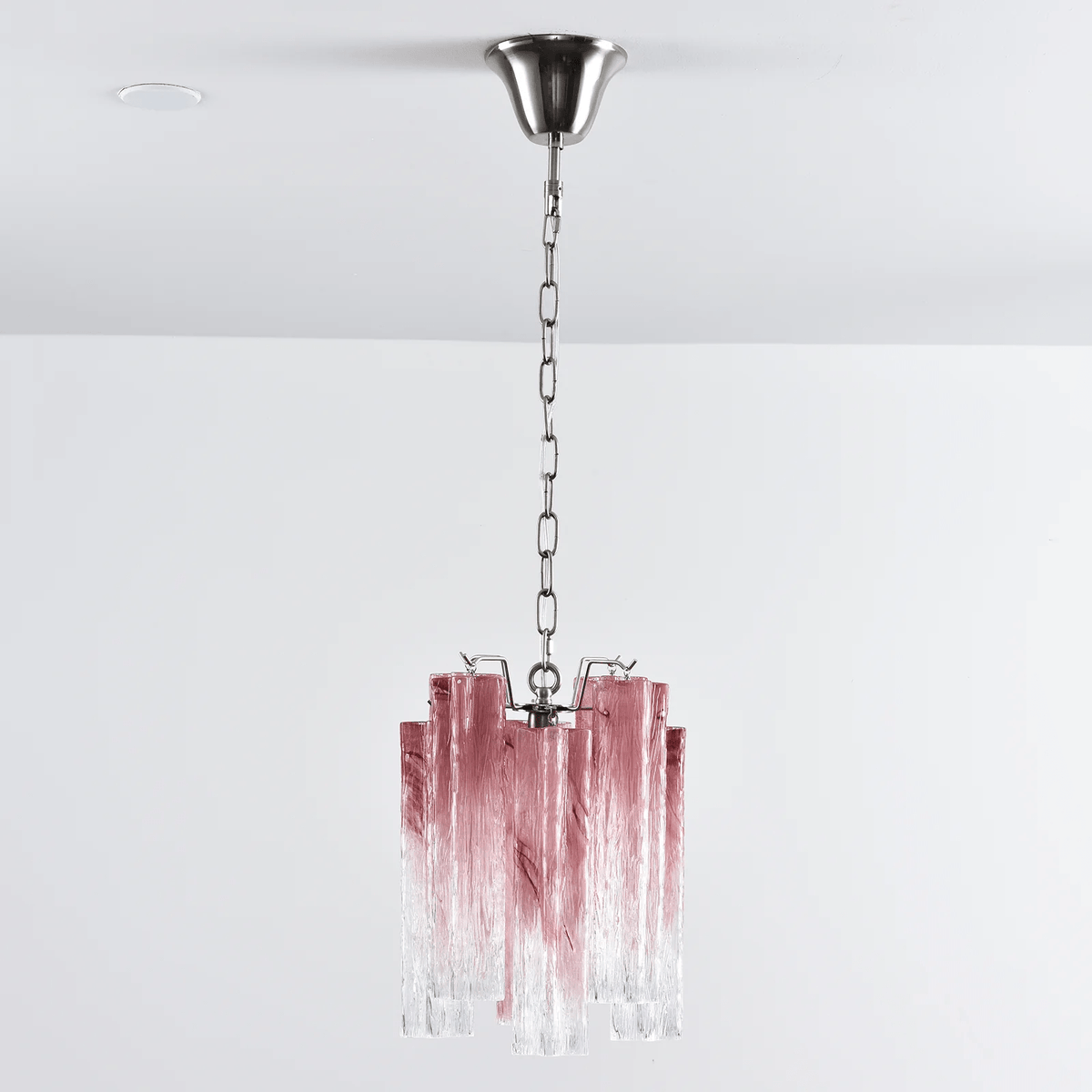 Lioroella Kronleuchter Pink Gradient Murano-Glas