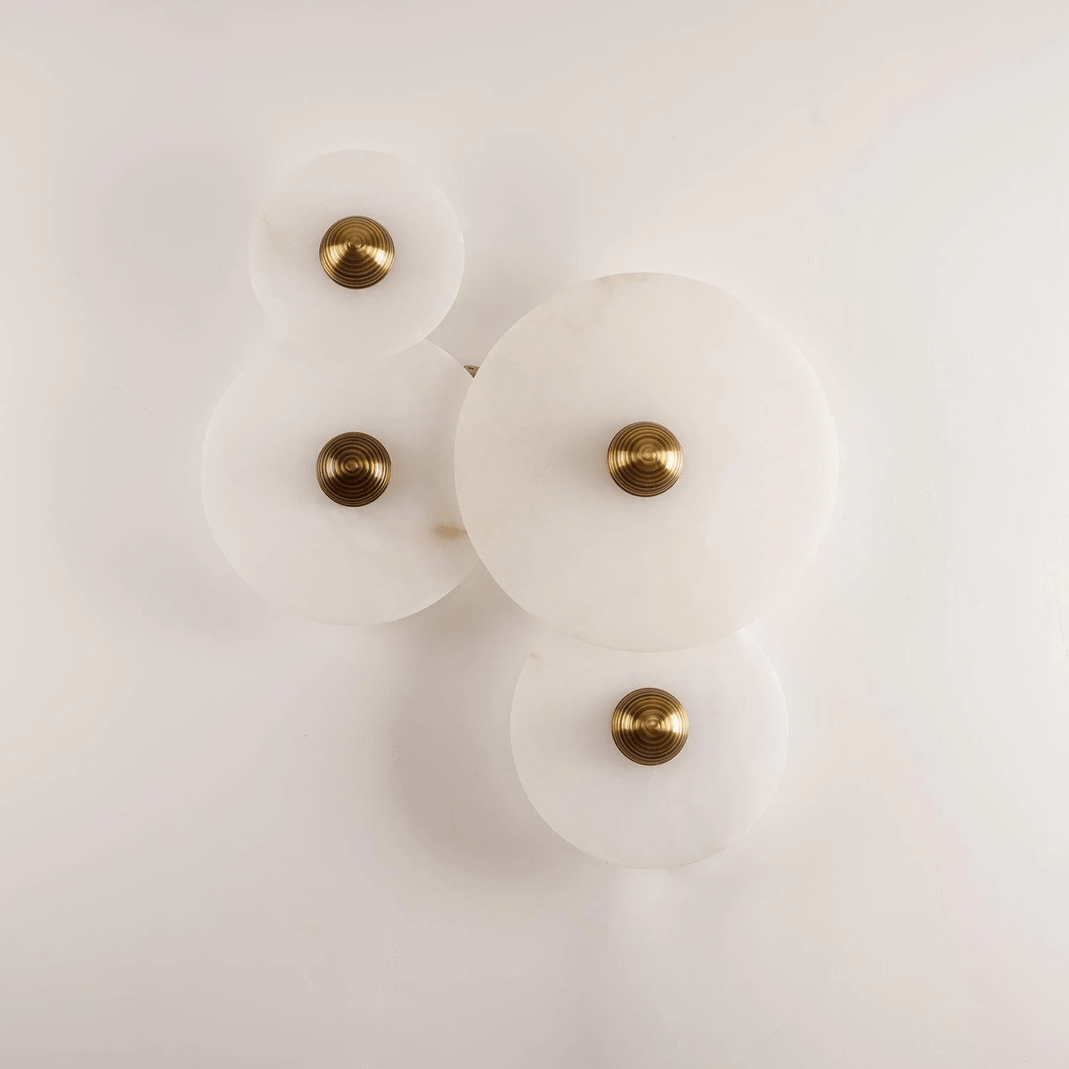 Albireria Minimalistische Alabaster-Deckenleuchte