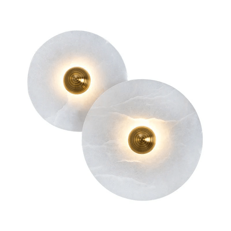 Albireria Minimalistische Alabaster-Deckenleuchte