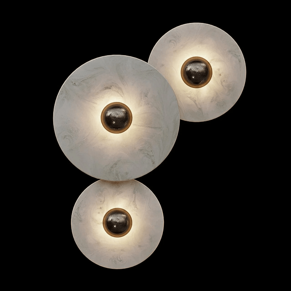 Albireria Minimalistische Alabaster-Deckenleuchte