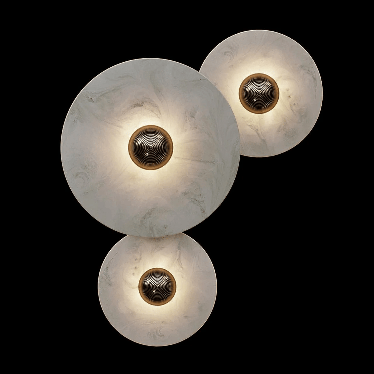 Albireria Minimalistische Alabaster-Deckenleuchte