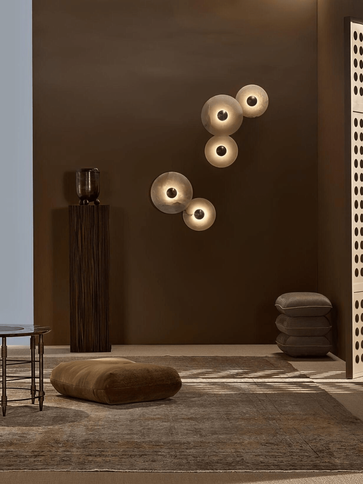 Albireria Minimalistische Alabaster-Deckenleuchte