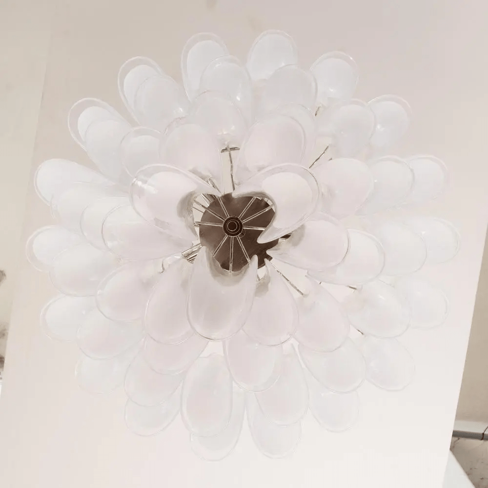Eiroeon Kronleuchter Murano-Glas mehrstufig italienisch