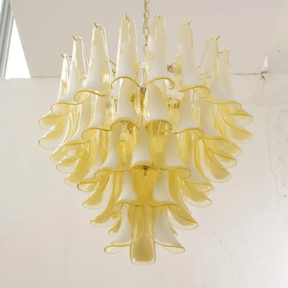 Eiroeon Kronleuchter Murano-Glas mehrstufig italienisch