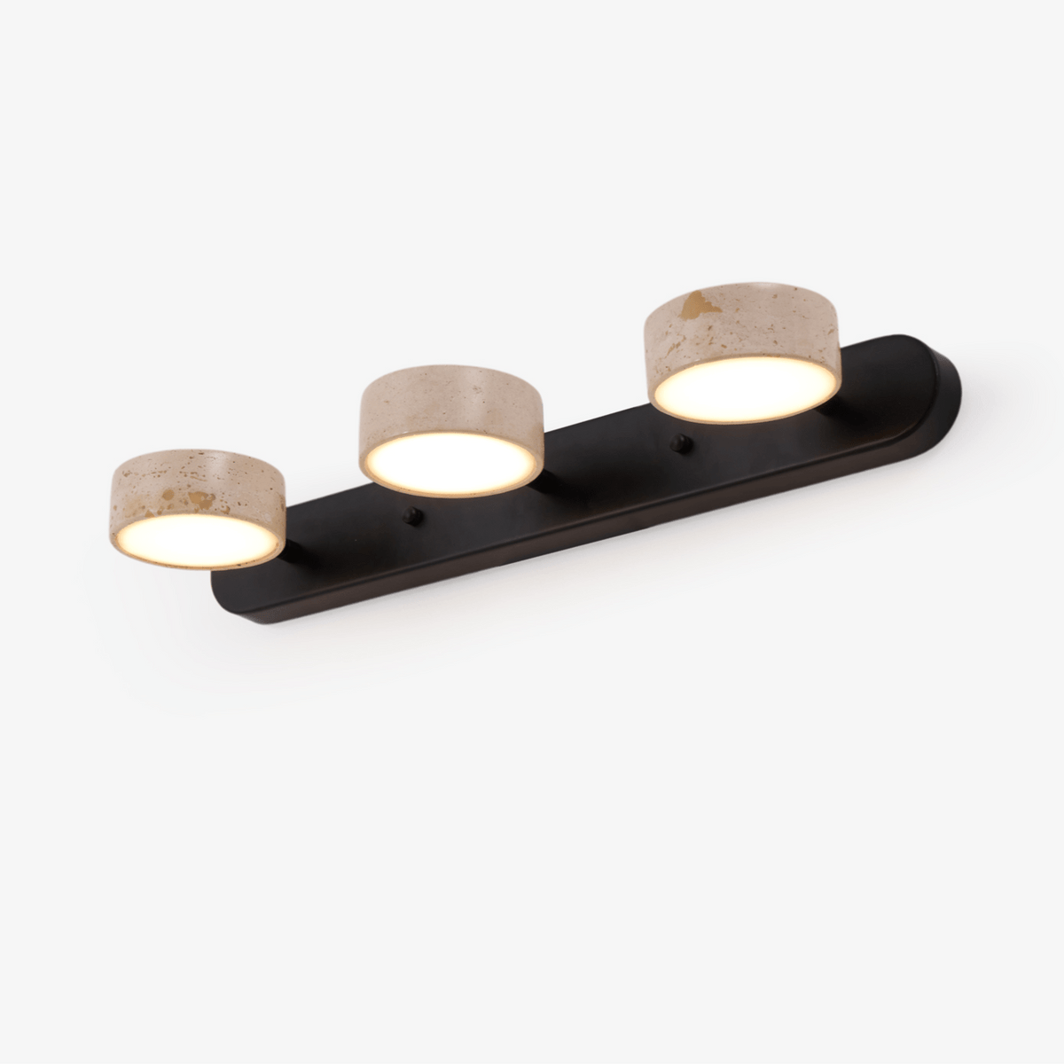 Orshaa lineare Travertin-Wandlampe