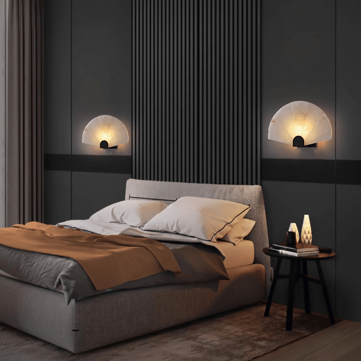 Nivelella Minimalistische Wandleuchte aus Alabaster
