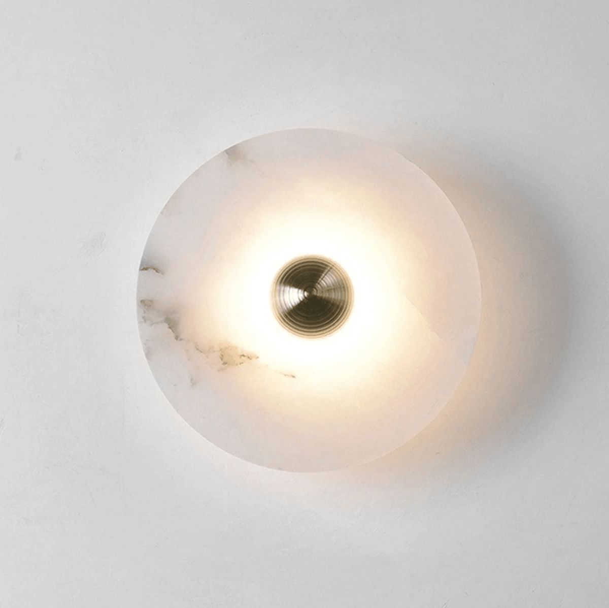 Albireria Minimalistische Alabaster-Deckenleuchte