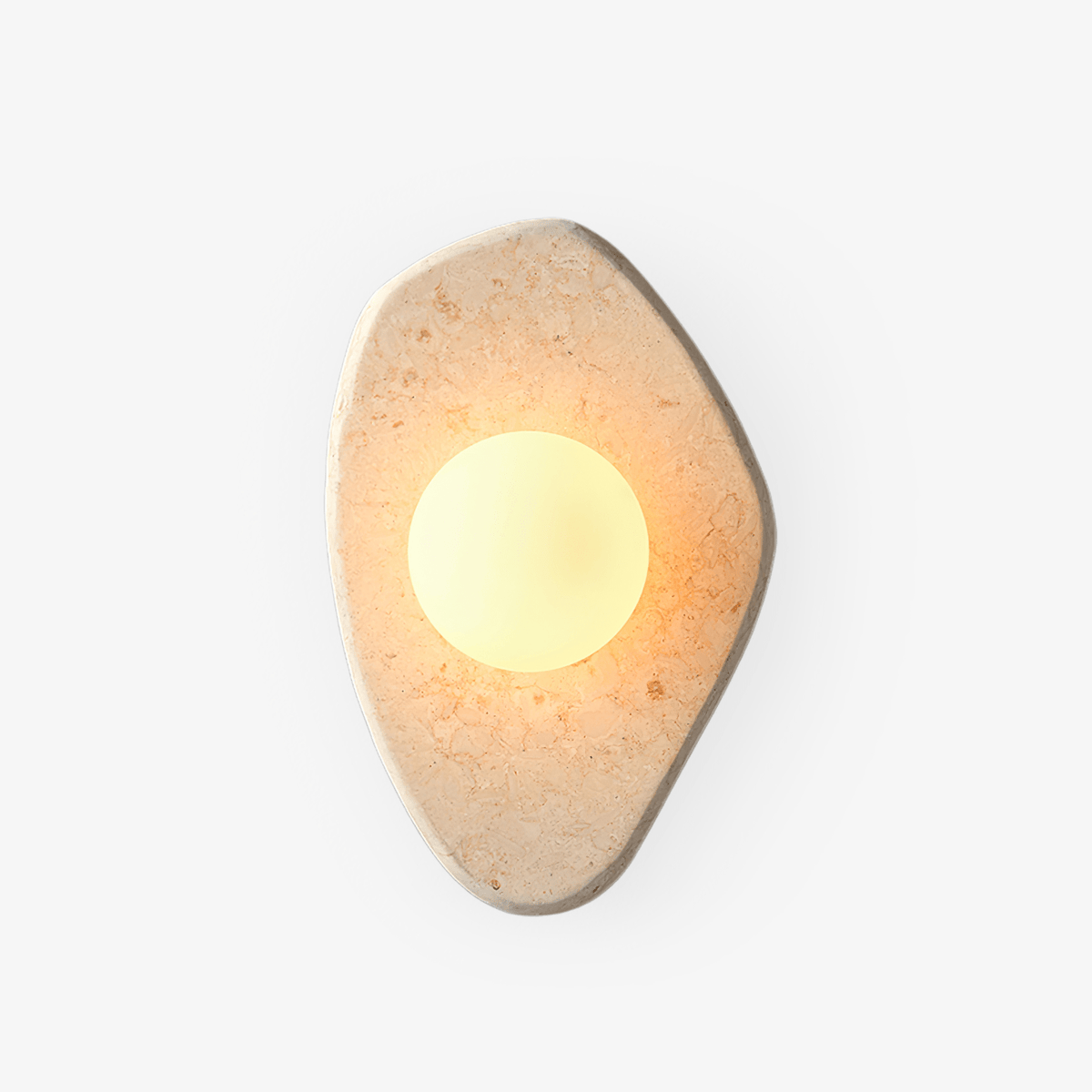 Pebble Rustic Marmor Wandleuchte