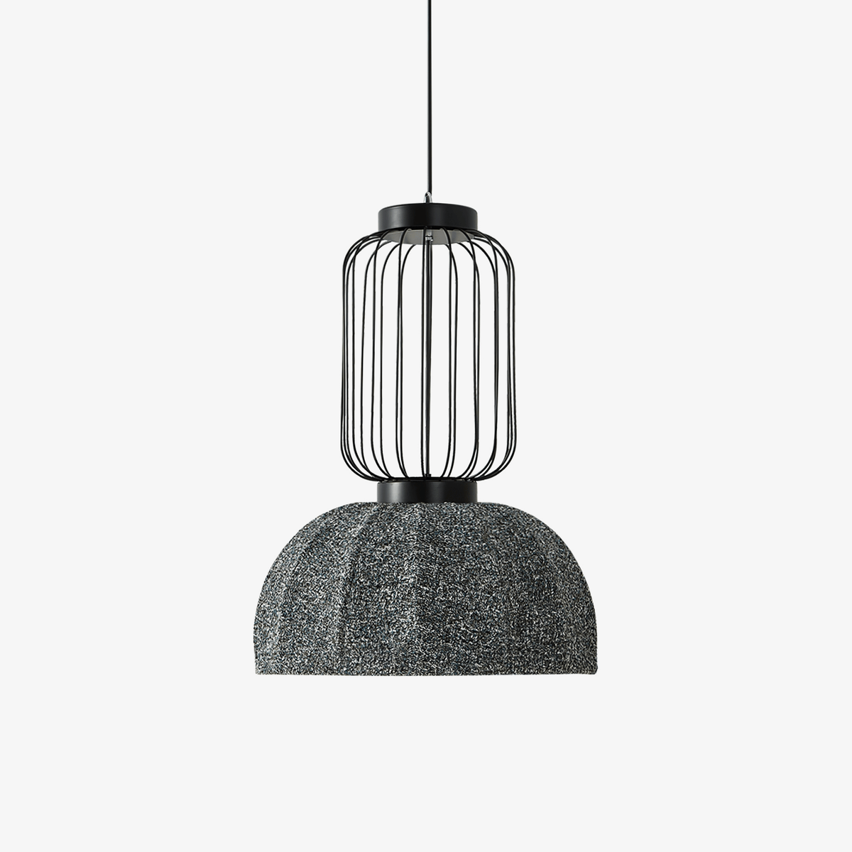 Forge Industrielle Pendelleuchte aus Stoff