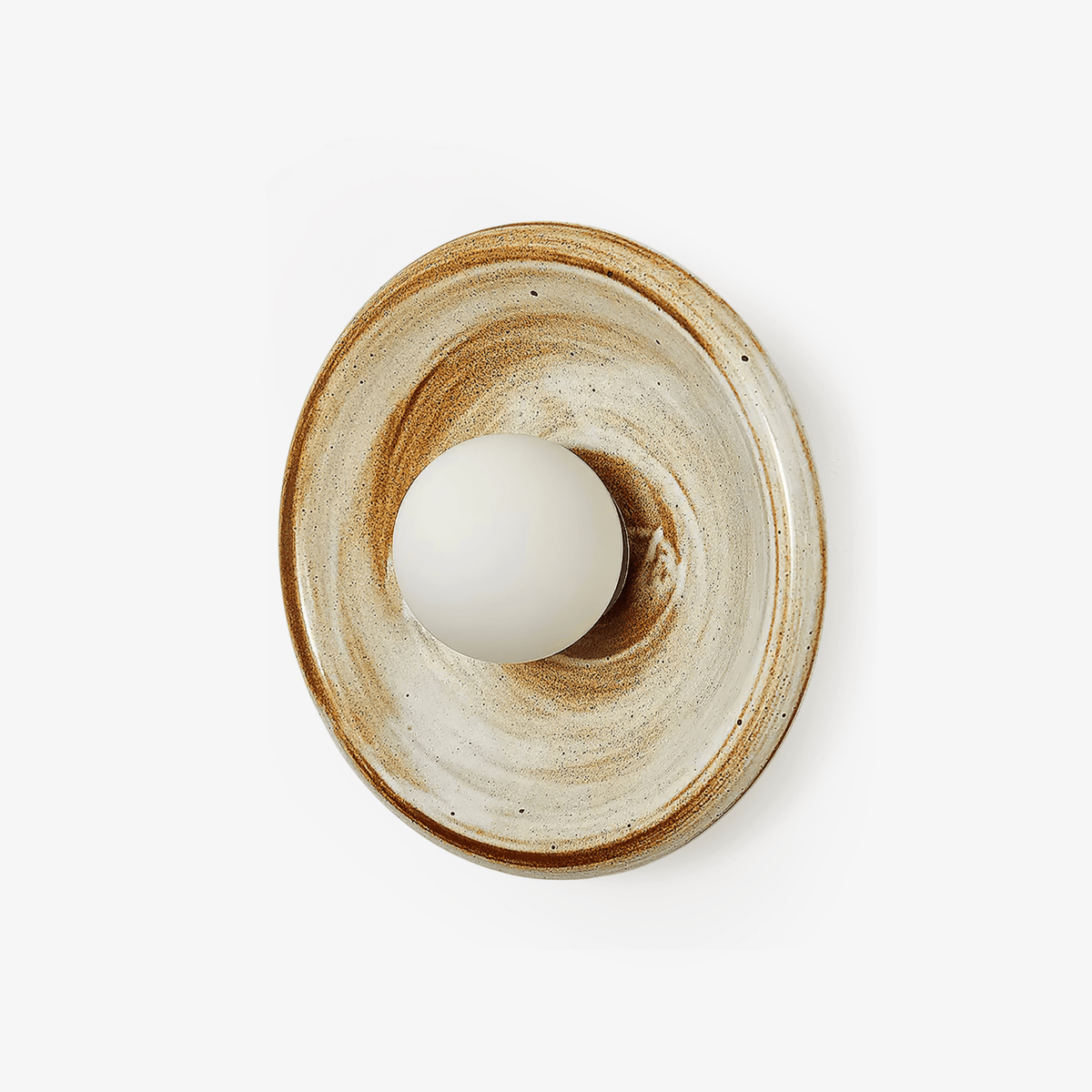 Marisella Rustic Marmor-Wandleuchte in Terra Beige