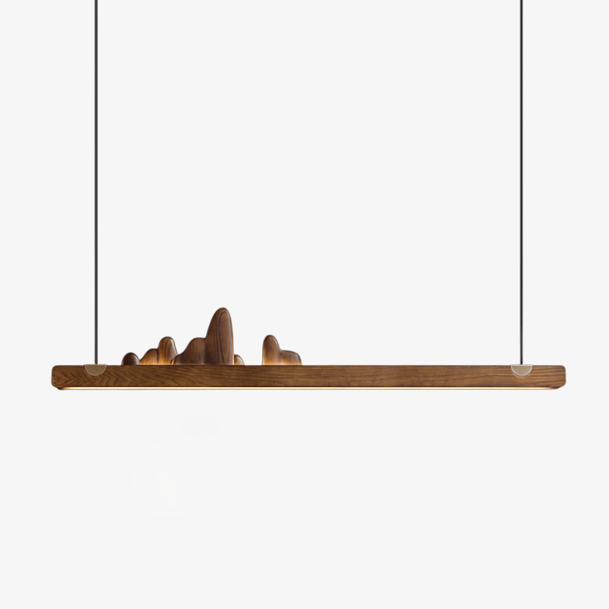 Elvaaine moderne Pendelleuchte aus Holz