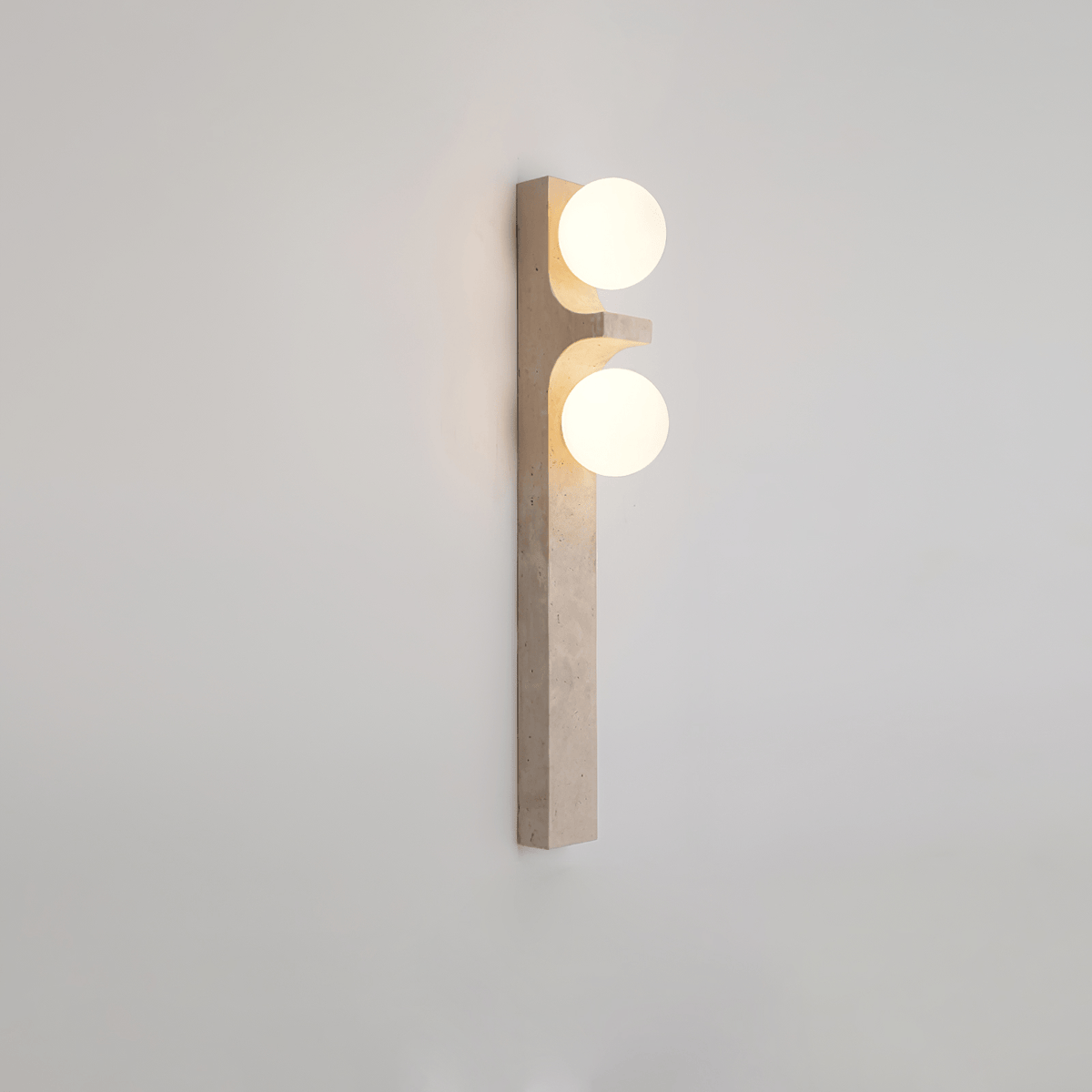 Umiren Travertine-Wandleuchte