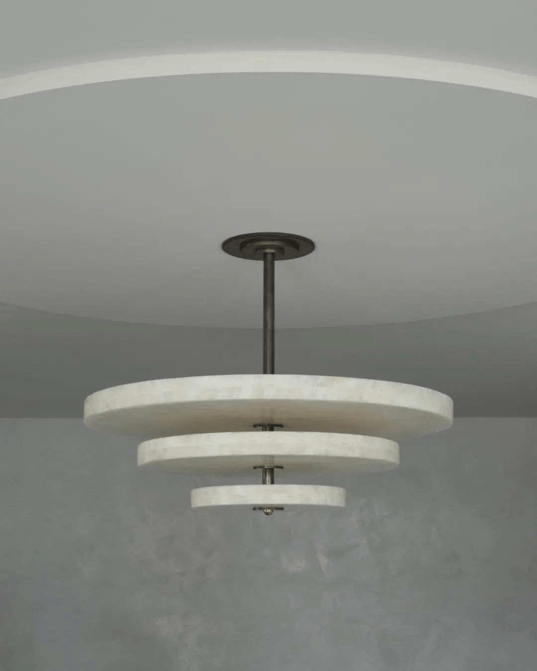 Nivoreria Minimalistische Alabaster-Pendelleuchte