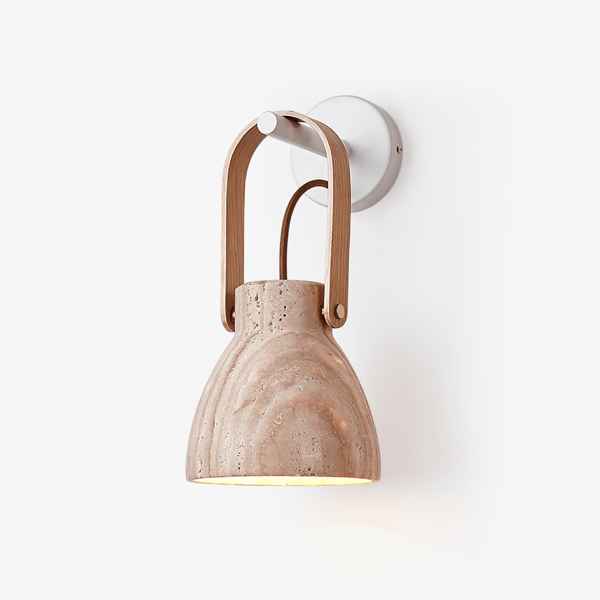 Tarix Travertine Wandleuchte