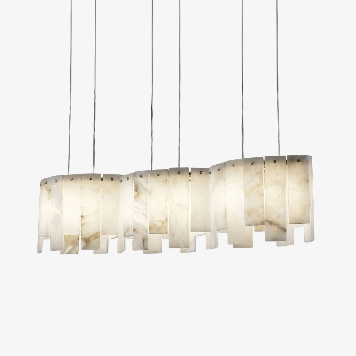 Cavelan Cluster Alabaster Pendelleuchte